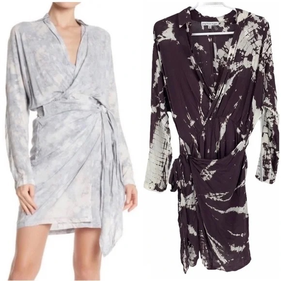 Young Fabulous & Broke Dresses & Skirts - - Young fabulous & broke twist raine tie die wrap dress…